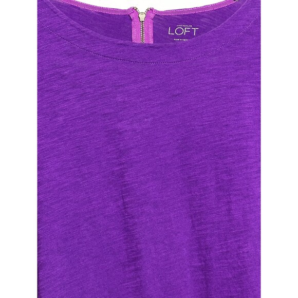 Ann Taylor loft blouse zippered back size xs - Picture 4 of 7